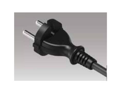 Przewód przyłączeniowy z wtyczką PP-21 b/u 4m H05RR-F 2x1,5