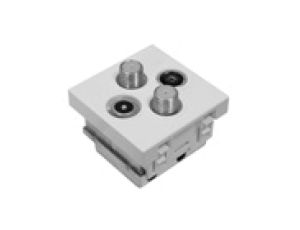 Gniazdo - końcowe 1M RTV-2xSAT 333003 /1szt/