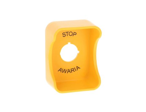 Osłona do przycisków awaryjnych o średnicy montażowej 22mm żółta W0-OSŁONA DR 22MM