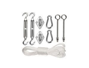 Zestaw metalowy do mocowania żagli ogrodowych GB508