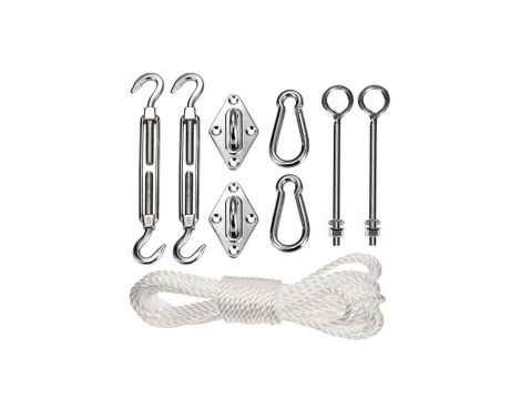 Zestaw metalowy do mocowania żagli ogrodowych GB508