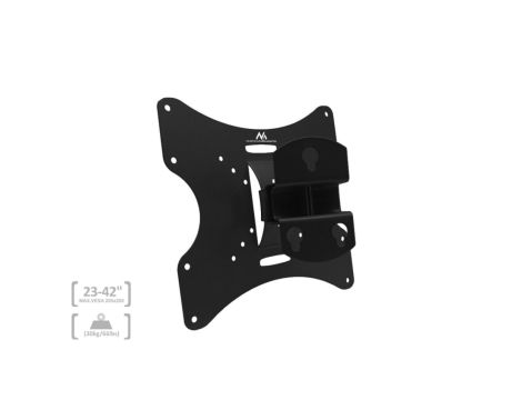 Uchwyt do telewizora lub monitora 13-50 30kg uniwersalny czarny max VESA 200x200 Maclean MC-501AB