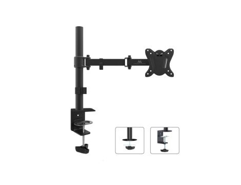 Uchwyt biurkowy do monitora LCD 13-27 8kg VESA 75x75 oraz 100x100 Maclean MC-690N