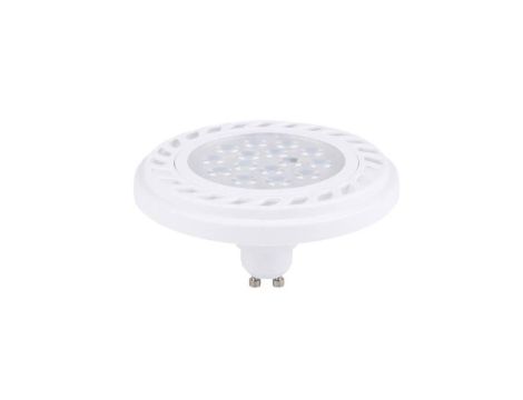 Żarówka ES111 gu10 15 led 8,9W W/WW 30s ciepła biała AR111 biała obudowa
