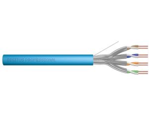 Kabel teleinformatyczny U/FTP kat.6a 4x2xAWG23 LS0H drut niebieski CPR: Dca-s1a,d0,a1 /500m/