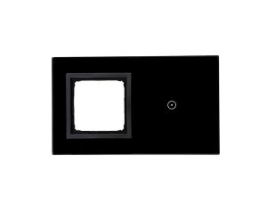 Simon Touch ramki Panel dotykowy S54 Touch, 2 moduły, 1 pole dotykowe + 1 otwór na osprzęt S54, zastygła lawa DSTR210/73