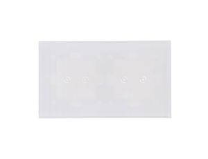 Simon Touch ramki Panel dotykowy S54 Touch, 2 moduły, 2 pola dotykowe poziome + 2 pola dotykowe poziome, biała perła DSTR222/70