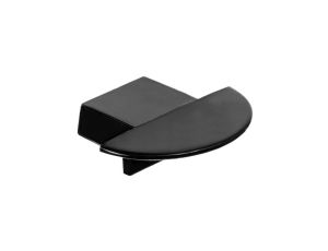 Zaślepka minilux wpust czarna z otworem