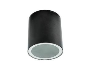 Oprawa sufitowa SHOWER-O-B MINI 1xgu10 czarna natynkowa nad prysznic hermetyczna ip44