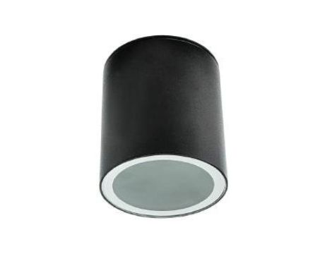 Oprawa sufitowa SHOWER-O-B MINI 1xgu10 czarna natynkowa nad prysznic hermetyczna ip44