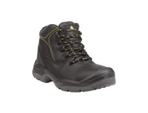 Buty robocze ze skórzany krupon barwiony gładki amagnetyczne S3 SRC kolor czarny rozmiar 42 SANTAS3NO42