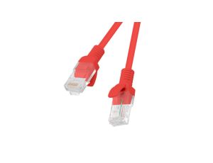 Kabel krosowy patchcord U/UTP kat.6 0,5m czerwony