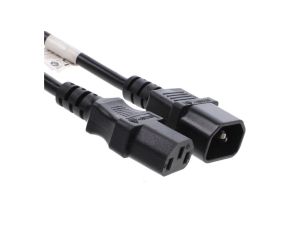 Przedłużacz kabla zasilającego IEC 320 C13 - C14 3m VDE czarny CA-C13E-11CC-0030-BK