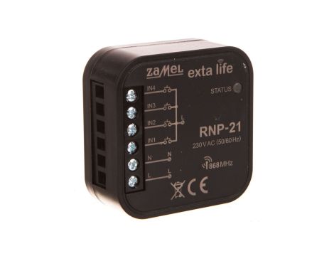 Radiowy nadajnik dopuszkowy 4-kanałowy 230V RNP-21 EXL10000020