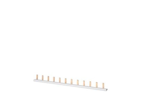 Szyna łączeniowa 1P styk 10mm2 sztyftowadla Wyłączników 1P ze stykiem dodatkowym 37x (1P+styk) do cięcia (brak zaślepek w komple