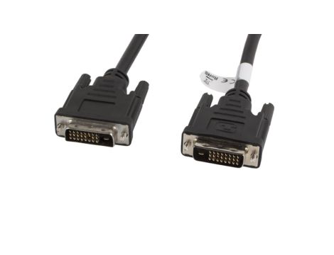 Kabel DVI-D(24+1) Full HD 1,8m czarny CA-DVID-10CC-0018-BK