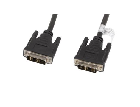 Kabel DVI-D(18+1) Full HD 1,8m czarny CA-DVIS-10CC-0018-BK