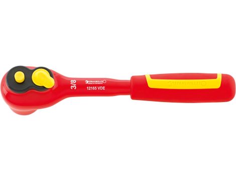 STAHLWILLE - 12165QR VDE Grzechotka drobnozębowa VDE QR 3/8 RSW.4.5° Dł.197mm - 12430001