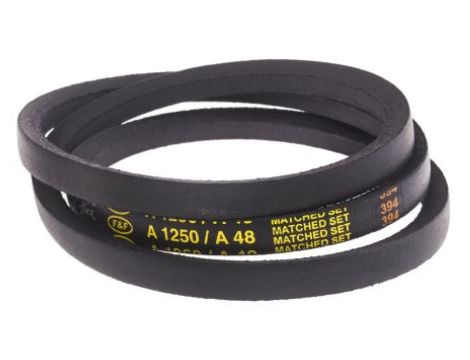 Pas napędowy, profil A, materiał: PET, guma, 13mm x 8mm x 1.22m, RS PRO