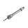 Siłownik dwustronnego działania ISO 6432 Ø 10mm, skok 25mm RS PRO