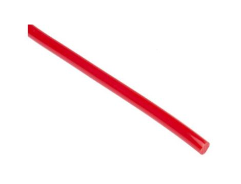 Zaokrąglony pas poliuretanowy, Czerwony, śr.: 3mm, dł. 5m, obc.: 1.95kg