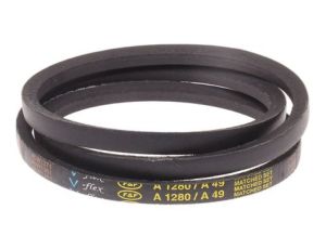 Pas napędowy, profil A, materiał: PET, guma, 13mm x 8mm x 1.28m, RS PRO