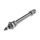 Siłownik dwustronnego działania ISO 6432 Ø 12mm, skok 50mm RS PRO