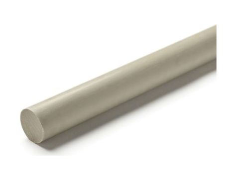 Pręt polipropylenowy PP, Ø 50mm x 1m, kolor: Beżowy, szary