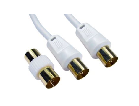 Adapter Żeńskie 3,5 mm stereo (1) na Męskie RCA (1)