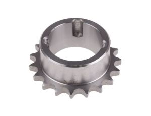 Koło łańcuchowe drabinkowe, 19 zębów, 06B-1, Nakrętka stożkowa, śr toczna: 57.87mm, Stal