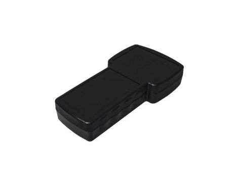 Obudowa do urządzeń przenośnych, IP54, 210 x 110 x 41mm, materiał: ABS, kolor: Czarny, z miejscem na wyświetlacz, z