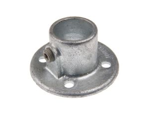 Kołnierz ścienny, Cast Iron, Kołnierz ścienny, 33.7mm, Rura okrągła, Typ 1