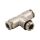 Adapter gwintowany teowy typu gwint – rura, 20bar