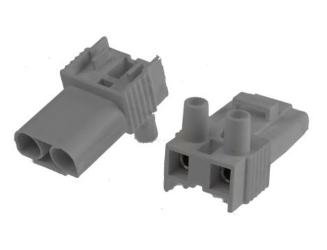 Złącze wtykowe do druku Biały 2-żyłowe, Wkręcane, 400 V Montaż na kablu