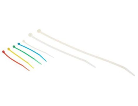 Opaska kablowa 100 mm, 203 mm, 280 mm 2,5 mm, 4,6 mm, 4,8 mm Nylon 66 850 sztuk RS PRO