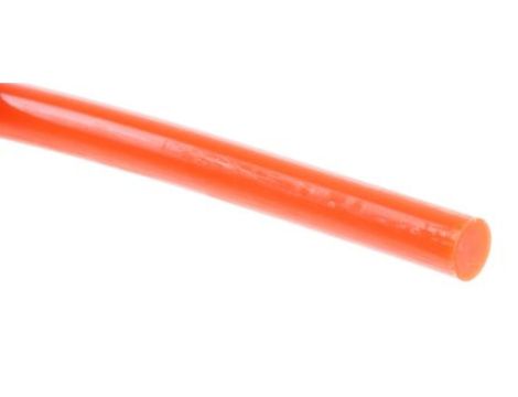 Zaokrąglony pas poliuretanowy, Pomarańczowy, śr.: 6.3mm, dł. 30m, obc.: 2.77kg