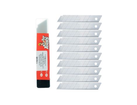 Ostrza łamane wymienne do noża 18mm 10szt TOP TOOLS