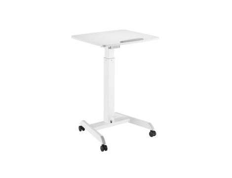 Biurko stolik Maclean, regulacja wysokości, sprężyna gazowa, do pracy stojąco siedzącej,max wys 113cm, MC-892W