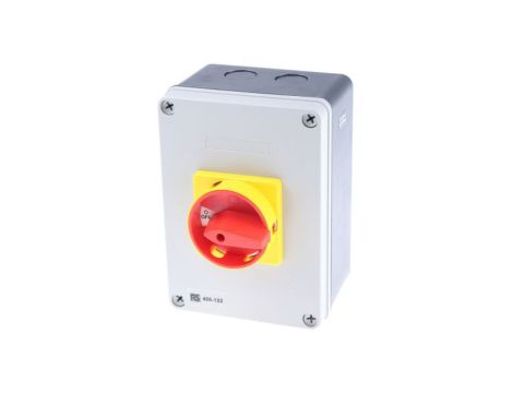 Przełącznik izolacyjny bez bezpiecznika 3-biegunowy 63 A 22 kW 3-fazowy IP65