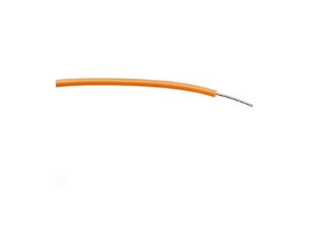 Przewód jednożyłowy linkowy, 0,6 mm, 1/0,6 mm, 19 AWG, PVC, 1 kV AC, Pomarańczowy, dł. 100m, RS PRO