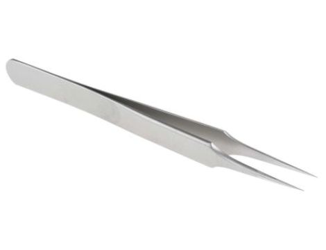 Pęseta, dł. 110, antymagnetyczna, materiał: Stal nierdzewna, RS PRO