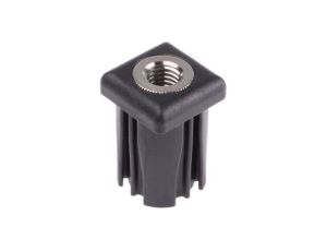 Wkładka gwintowana do rury, profil: Kwadrat, 30 x 30 x 43mm, M12