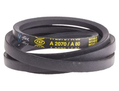 Pas napędowy, profil A, materiał: PET, guma, 13mm x 8mm x 2.03m, RS PRO