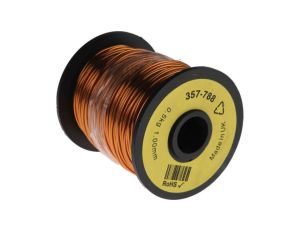 Przewód miedziany, Jednordzeniowy, 18 AWG, 0,82 mm, dł.: 80m, Maksymalnie +155C