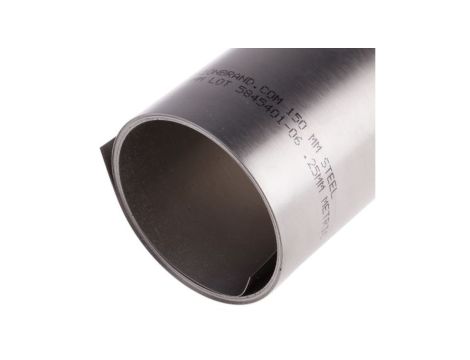 Podkładka regulacyjna ze stali, Zielony, 2.5m x 150mm x 0.25mm