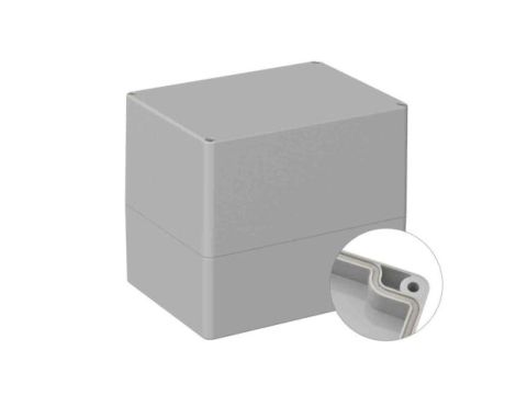 Obudowa ogólnego użytku ekranowana Szary IP66 Silikon, 120 x 160 x140mm, RS PRO 5U2