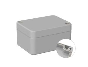 Obudowa ogólnego użytku ekranowana Szary IP66 Silikon, 50 x 65 x 35mm, RS PRO 5U3