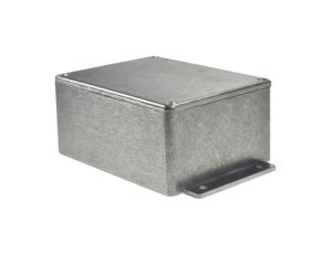 Obudowa ekranowana Srebrny z kołnierzem IP65 Neopren, 139.8 x 89.7 x 55.2mm, RS PRO