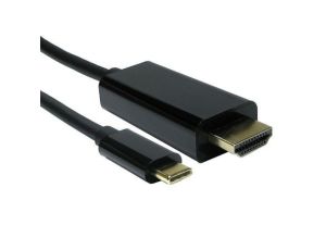 Kabel USB, dł. 1m, kolor: Czarny