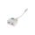 Adapter do złączy RJ, Cat5, 2 portów Ekranowane, RJ45, 150 mm